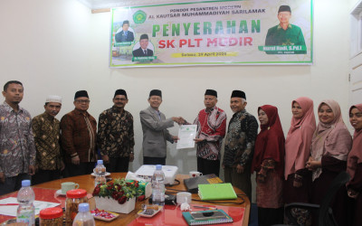 Nurul Hadi ditunjuk Sebagai Plt. Mudir Ponpes Al Kautsar Muhammadiyah Sarilamak Harau Kabupaten 50 Kota